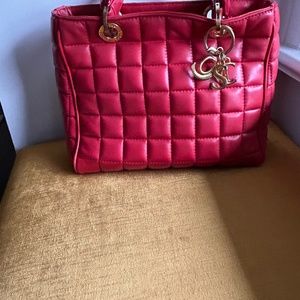 Cosci Quilted Red Leather Bag